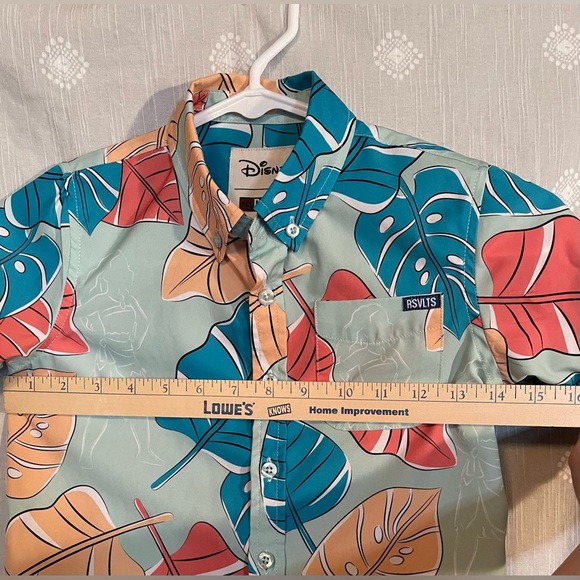 RSVLTS Boy’s Moana Kunuflex Multicolor Leaf Print Shirt - Picture 10 of 11